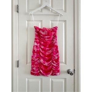 Superdown Strapless Mini Dress